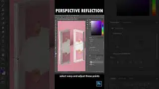 How to create perspective reflection in photoshop (EASY)