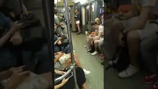 Москва, метро, маски, короновирус - не слышали, 02.07.2021, полный вагон смертников