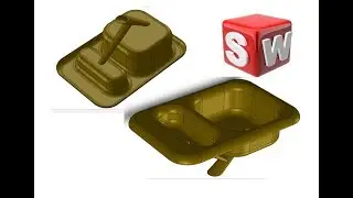SolidWorks Tutorial Modeling Kitchen Sink in SolidWorks by using Shell Command