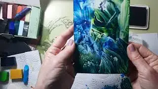 "Лесная фея" -Энкаустика утюгом.