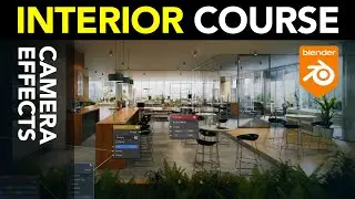 Blender Archviz: Vignetting, Bloom, Distortion | Part 44 |