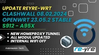OpenWrt 23.05.2 Stable Clash-Wall 08.02.2024 For A95X WiFi Off | REYRE-WRT