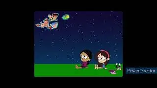 Ronnie Anne and Sid seeing Jake and the Never Land Pirates in the sky