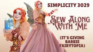 RAINE EMERY SEW ALONG WITH ME TUTORIAL - Make a fantasy ballgown with Simplicity 3029! 🧚✨🔥👗