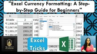 "How to Add Currency in Excel: A Quick Tutorial" ($/रु)" #rpandeytutorials #currency #excel