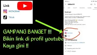 CARA MENAMBAHKAN LINK MEDIA SOSIAL DI BAGIAN TENTANG DESKRIPSI YOUTUBE 2022