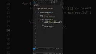 Merge Overlapping Intervals | Python Program | #shorts #coding #status #python #interview #math