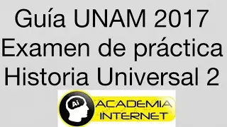 Guía de Historia Universal  2017 ÁREA 2