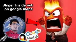 Giant anger Inside out sculpture found on google earth #googlemaps @Findwouldexploring