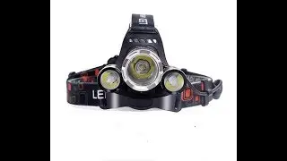 42305 Налобный светодиодный фонарь CREE XML T6 7000Lm