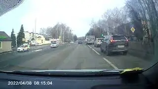 Зацепил прицеп в Бронницах 8/04/2022