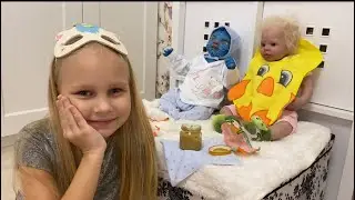 Alice show BLUE color DOLL !! Avatar and reborn doll !