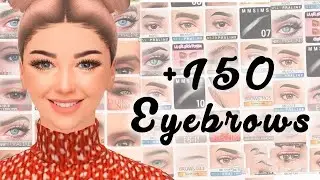 Eyebrows CC folder | + 150 | SIMS 4 CAS