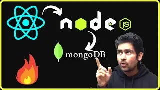 Connect REACT to NODE js MONGODB in one video (in Hindi) 