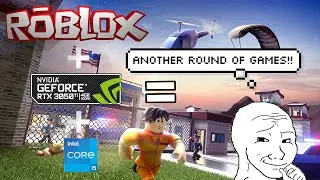 Roblox RTX 3050 Ti + i5 12500H Acer Nitro 5 Let's Go!