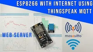 Connecting ESP8266 to the Internet | Thingspeak & MQTT Protocol | Webserver connections