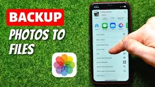 How to Backup Photos To Files App on iPhone