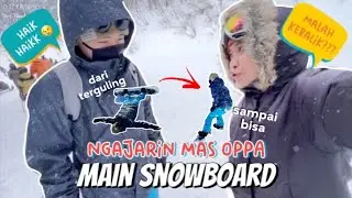 Cobain deh serunya maen SNOWBOARD 🏂
