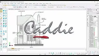 Architectural presentation made simple with Caddie .dwg software