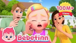 Bebefinn's got a boo-boo 😭 | EP70 | Boo-Boo Song for Kids | Bebefinn Sing Along2 | Nursery Rhymes