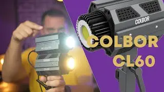 Colbor CL60 Il migliore Illuminatore Led economico da 65W per foto e video Bowens mount