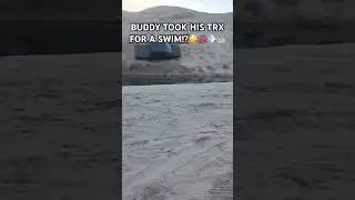 BUDDY TOOK HIS TRX FOR A SWIM!!😳🏎️💨🏊