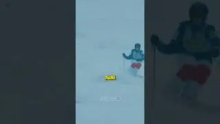 Отстегнулась лыжа на соревнованиях 😰 