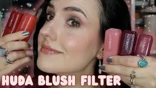 NEW Huda Beauty BLUSH FILTER Liquid Blush | Live Swatches + Review!