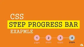 CSS Step Progress bar