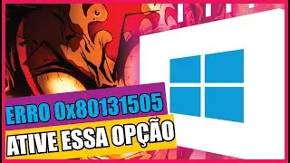 NÃO CONSIGO INSTALAR NADA na MICROSOFT STORE ERRO 0x80131505 ATIVE ESSA OPÇÃO
