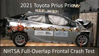 2021-2022 Toyota Prius Prime NHTSA Full-Overlap Frontal Crash Test