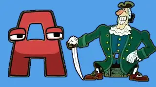 Alphabet Lore A vs dr livesey walking meme