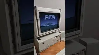 F-117A Nighthawk Stealth Fighter 2.0, 1991 | PC desktop Intel 486DX4-100 #shorts #vintagegaming