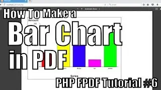 How to Make Bar Chart in PDF | PHP FPDF Tutorial #6