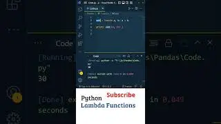 Python In Telugu: Lambda Function in Python, Python For Beginners In Telugu, Python Interview Telugu
