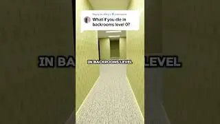 ⚠️WHAT IF YOU DIE IN BACKROOMS LEVEL 0 - FOUND FOOTAGE⚠️ 