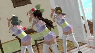 【MMD DOA】學貓叫 Say Meow Meow