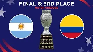 Match Schedule  - Copa America 2024 Final | Copa America 2024 | FootWorld 2.0
