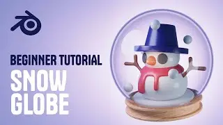 Xmas Giveaway - Create a Snowglobe - Blender 3D Tutorial