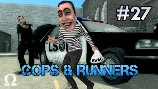 LEARNING IS FUN, & MATHAS IS A JERK! :D | #27 - Cops & Runners (GMOD) (60fps)