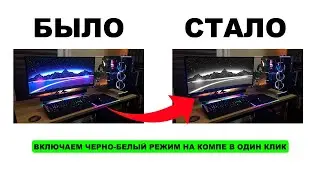 🔴 Как быстро включить и выключить монохромный режим на компьютере?