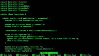 Java18: Using Iterators to iterate through a List
