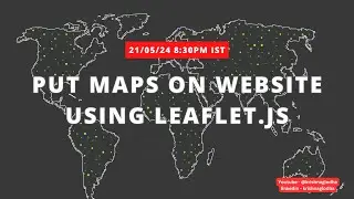 Put maps on website using leaflet.js