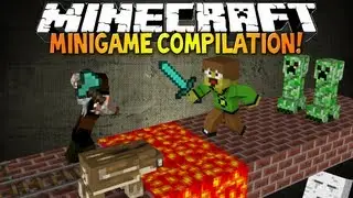 Minecraft: FUNNY MINIGAME COMPILATION! - All kindz of minigames (w/ BucketPlanks)