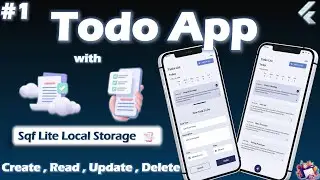 SQF Lite package | Flutter sqflite | Todo app in flutter