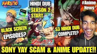 Dr Stone Season 3 Hindi Dub🤬 Naruto Shippuden Hindi Dub Black Screen Episod | Shangri LF S2 in Hindi