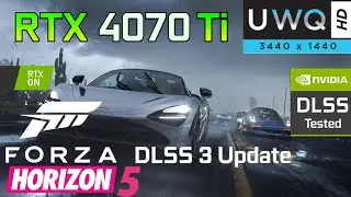Unleash Forza Horizon 5 with RTX 4070 Ti and DLSS 3 at 3440x1440 Ultrawide 21:9