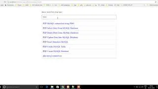 Ajax Search Box in PHP, MySQL and JQuery.
