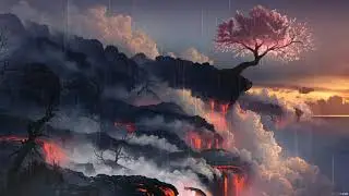 Heavy rain in the rainforest 1 hour. / Сильный дождь в тропическом лесу 1 час.