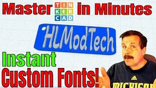 Freaky Fast Tinkercad Keychains with Custom Fonts in Minutes